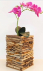 Driftwood Decorative Vase – Small Edge