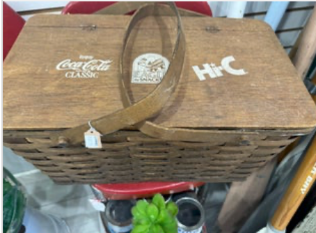 Coca Cola Picnic Basket - Vintage