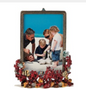 Coral & Fish Enamel Picture Frame