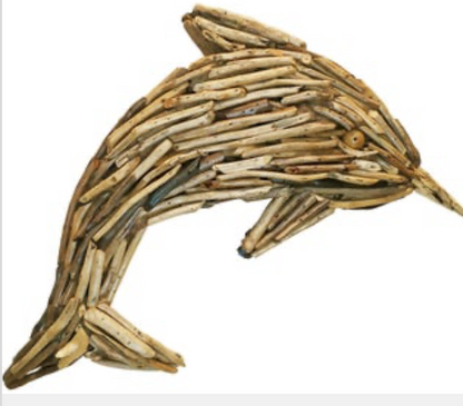 Dolphin Driftwood Wall Art