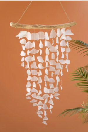 Driftwood and Sea Glass Chime