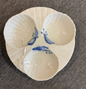 Artland Ocean Blue Seafood Collection 3 Section Relish Dish