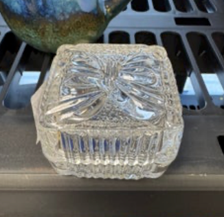 Avon Glass Trinket Dish Vintage
