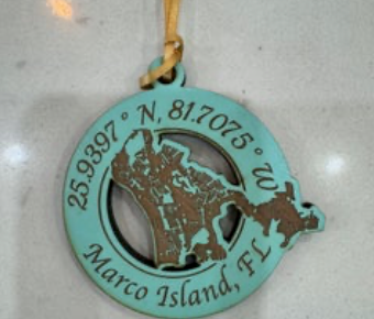 Ornament Aqua Marco Island