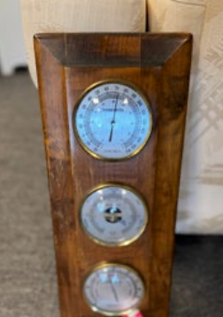 Wooden Barometer - Vintage