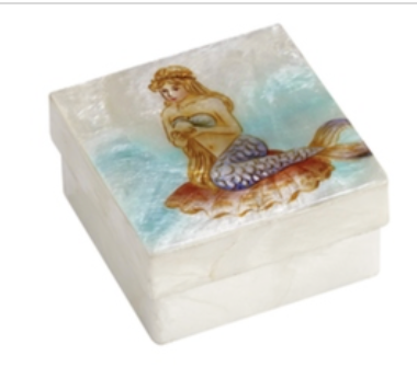Mermaid Capiz Box