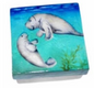 Manatee & Baby Capiz Box