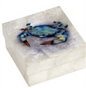Blue Crab Capiz Box - Large