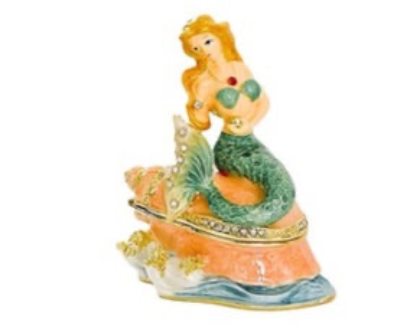 Bejeweled Mermaid Box