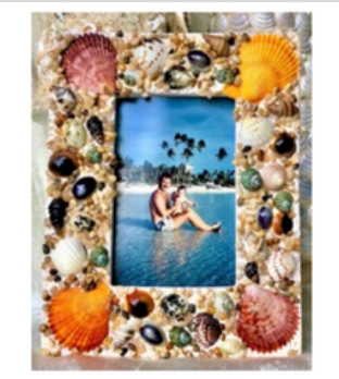 Shell & Sand Picture Frame