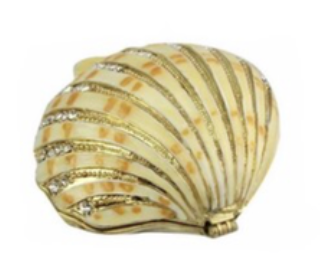 Bejeweled Shell Box