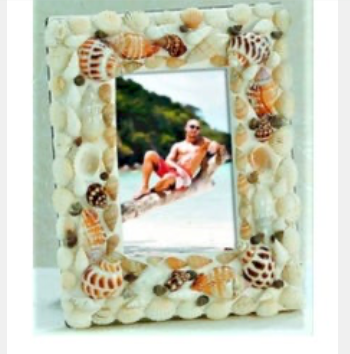 Natural Shell Picture Frame