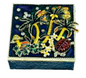 Palm & Sea Turtle Capiz Box - Large