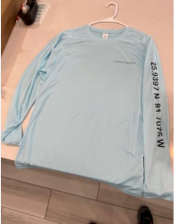Shore Goods - Marco Island w/ Coordinates Shirt - Aqua